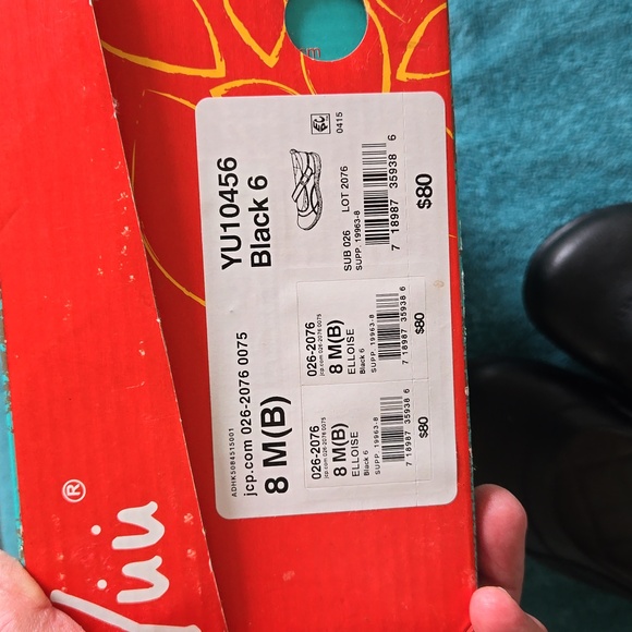 YUU Black Vegan Leather MaryJane Loafer SZ.8 NWT NIB - Picture 12 of 13